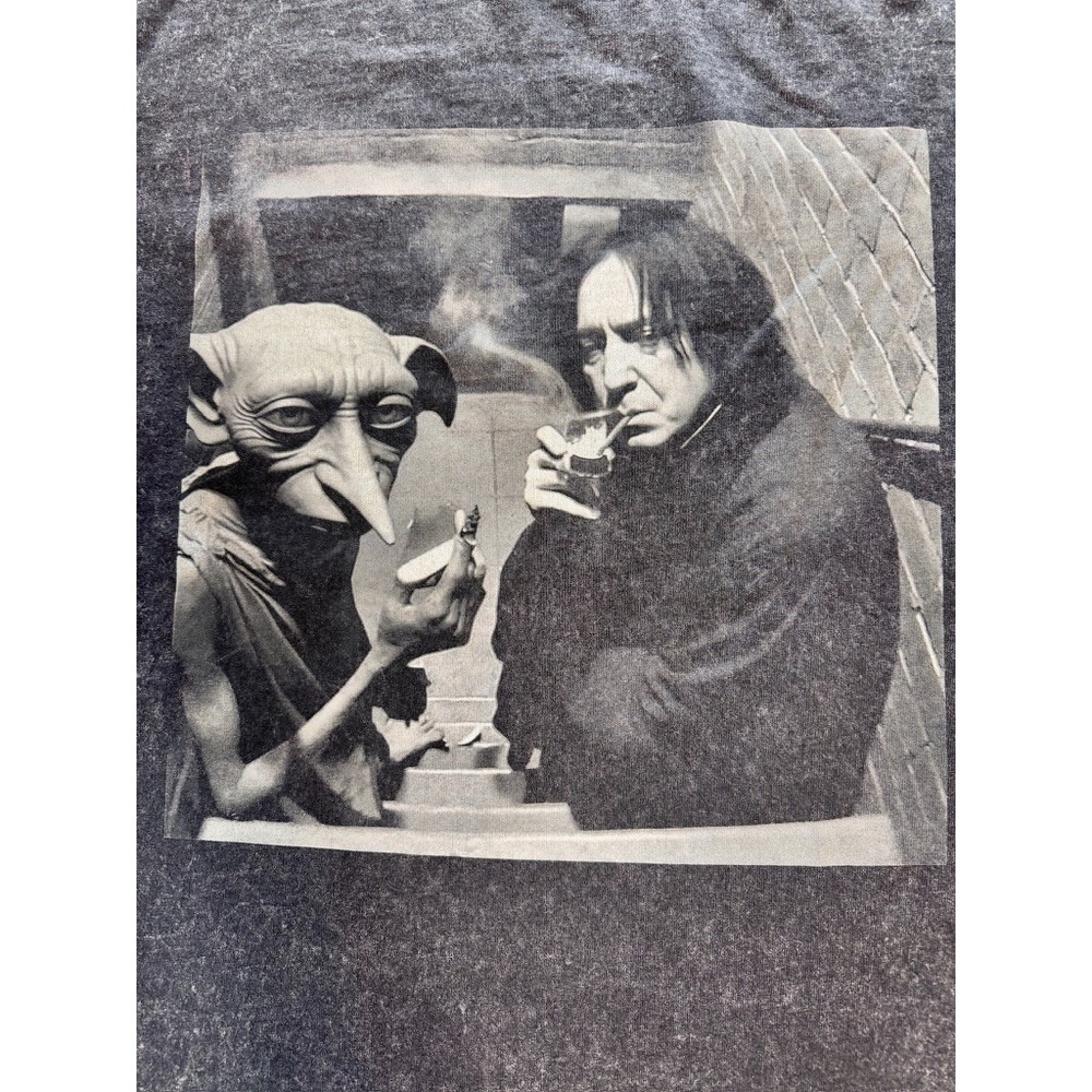 Harry Potter Tee Shirt Professor Snape and Dobby Smoking Shirt Gift Unisex Small